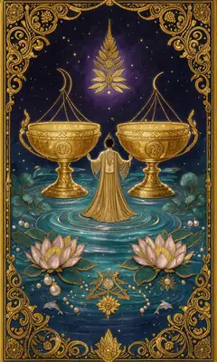 ไพ่สองถ้วย (Two of Cups)