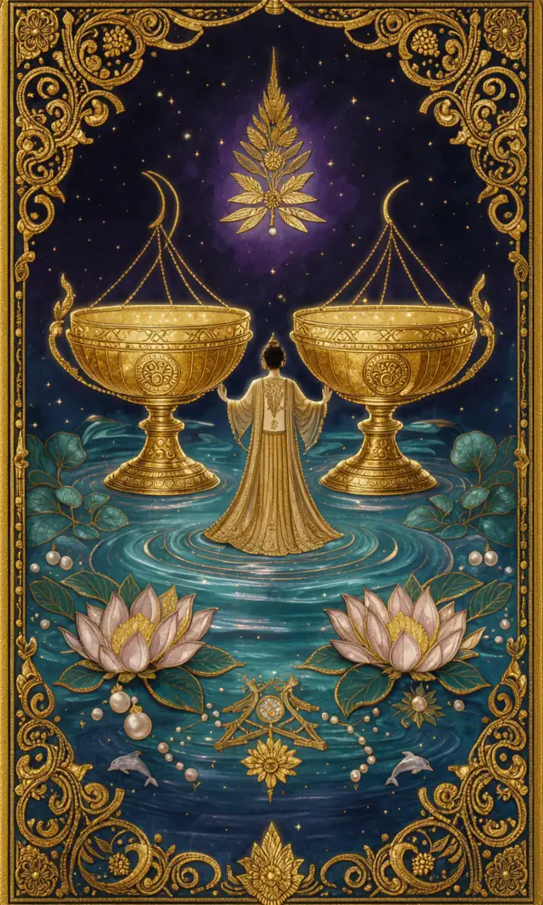 ไพ่สองถ้วย (Two of Cups)