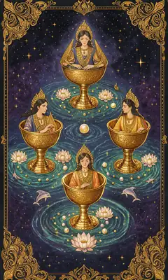 ไพ่สามถ้วย (Three of Cups)