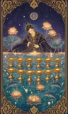 ไพ่แปดถ้วย (Eight of Cups)