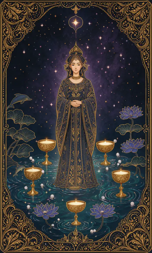 ไพ่เก้าถ้วย (Nine of Cups)