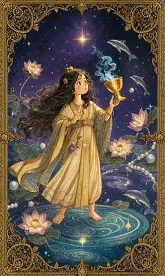 ไพ่เด็กรับใช้ถ้วย (Page of Cups)