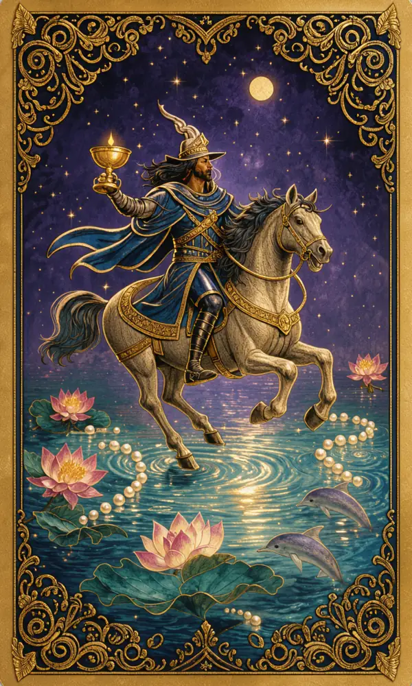 ไพ่อัศวินถ้วย (Knight of Cups)