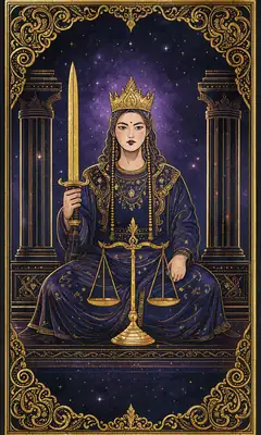 ไพ่ความยุติธรรม (Justice)