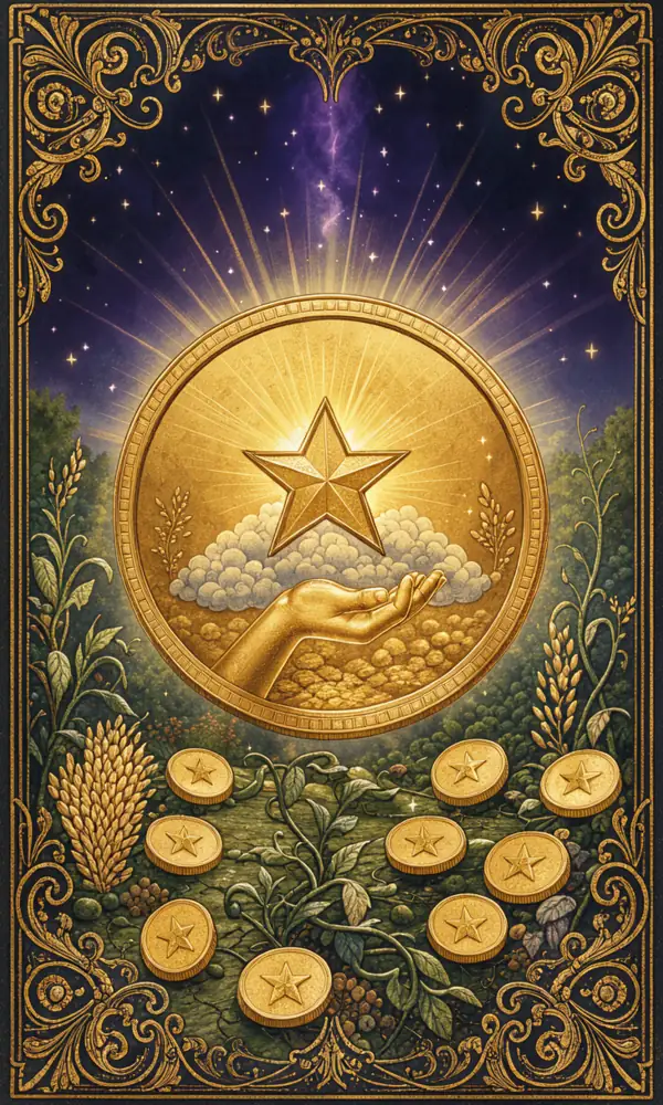 ไพ่เอซเหรียญ (Ace of Pentacles)