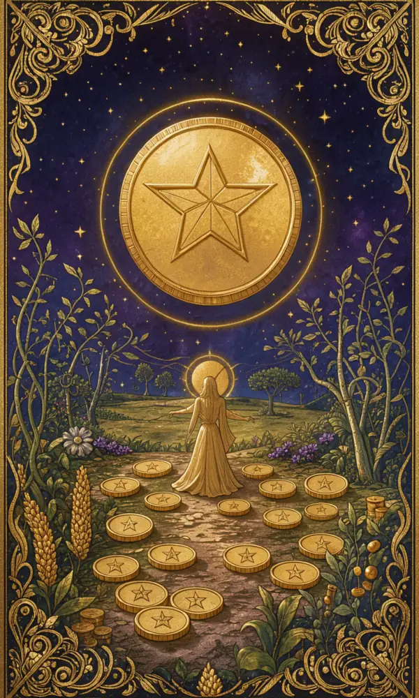 ไพ่สองเหรียญ (Two of Pentacles)