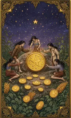 ไพ่ห้าเหรียญ (Five of Pentacles)