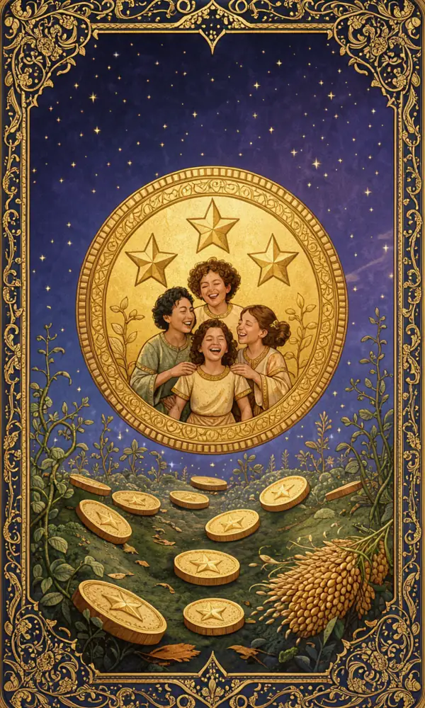 ไพ่สิบเหรียญ (Ten of Pentacles)