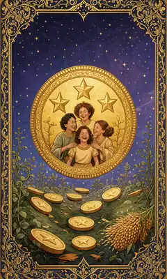 ไพ่สิบเหรียญ (Ten of Pentacles)