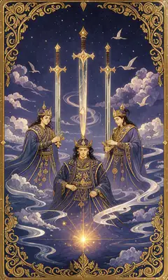 ไพ่สามดาบ (Three of Swords)