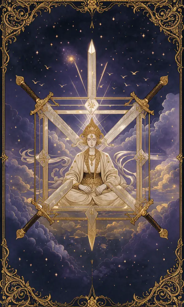 ไพ่สี่ดาบ (Four of Swords)