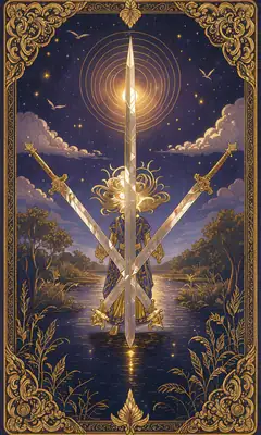 ไพ่หกดาบ (Six of Swords)