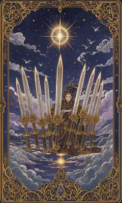 ไพ่แปดดาบ (Eight of Swords)