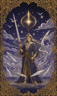 ไพ่เก้าดาบ (Nine of Swords)