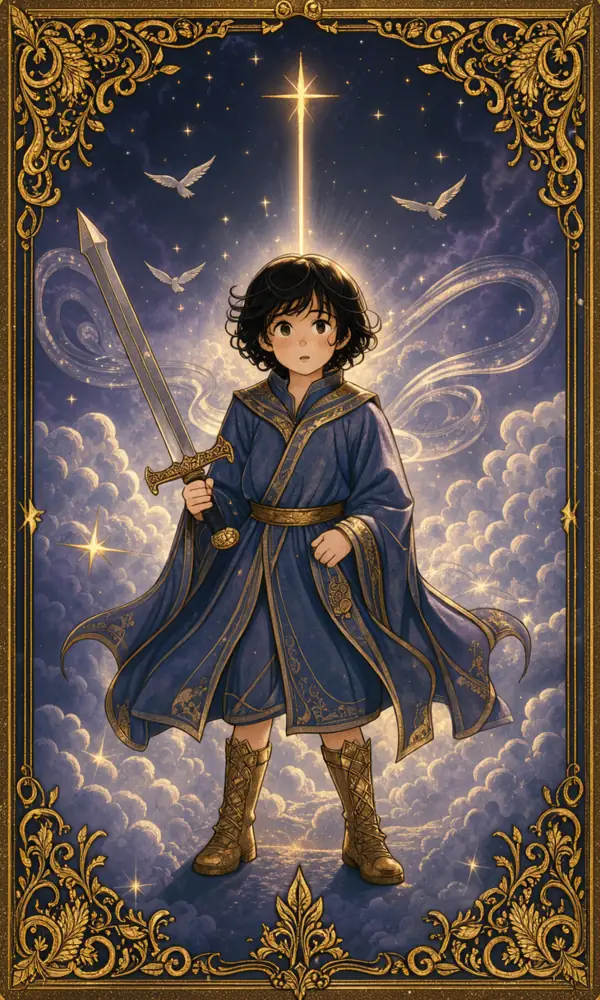 ไพ่เด็กรับใช้ดาบ (Page of Swords)