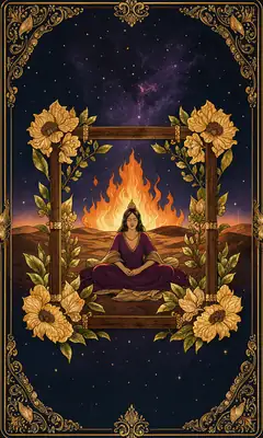 ไพ่สี่ไม้เท้า (Four of Wands)