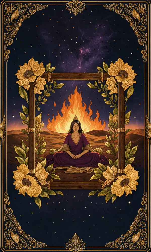 ไพ่สี่ไม้เท้า (Four of Wands)