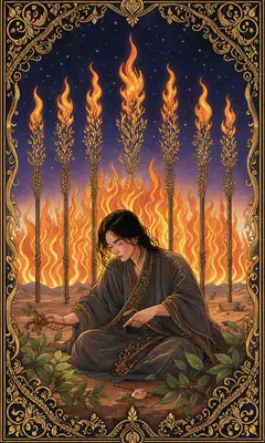 ไพ่แปดไม้เท้า (Eight of Wands)